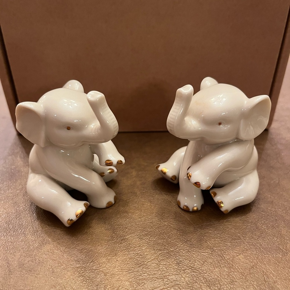 Lenox Baby Elephant Figurines